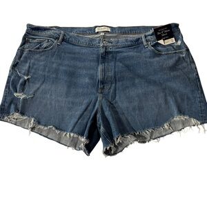 Abercrombie & Fitch The 4” Mom Short Curve Love High Rise Women's Size 37/24 NWT